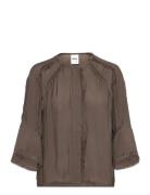 Cassie - Sheer Fringes Brown Day Birger Et Mikkelsen