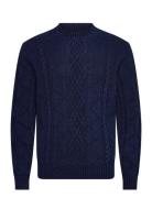Indigo Cable C-Neck Navy GANT