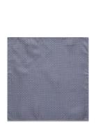 Pattern Silk Pocket Square Navy Portia 1924