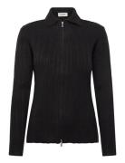 Dpw Knitted Zip Through Cardi Black Denim Project