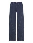 Dp Wmid Rise Loose Seam Jeans Blue Denim Project