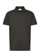 Waffle Polo Split Neck Brown Lindbergh