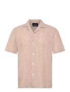 Casual Linen Blend Resort S/Scasual Linen Blend Resort S/S Beige Lindb...