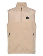Sammie Fleece Vest Vin M Otw Beige VINSON