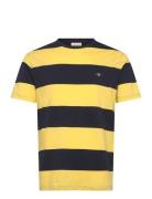 Bar Stripe Ss T-Shirt Yellow GANT