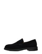 Slmblake Suede Penny Loafer Black Selected