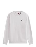 Tjm Reg S Flag Crew Grey Tommy Jeans