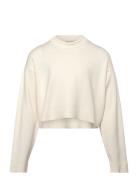 Rkdenise Ls Short Boxy Pullover White Rosemunde Kids