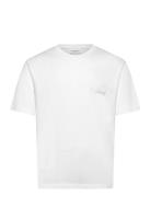 Over D O-Neck Signature Tee S/S White Lindbergh