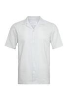 Cotton Structure Shirt S/S Patterned Lindbergh