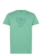 Samuel Reg Cot Vin M Tee Green VINSON