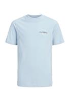Jjbrandon Tee Ss Crew Neck Jnr Blue Jack & J S