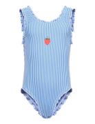 Kmgsun Structure Swimsuit Acc Blue Kids Only