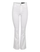 Nmsallie Hw Flare Jeans Vi163Bw S* White NOISY MAY