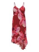 Carasta Strap Frill Ankle Dress Red ONLY Carmakoma