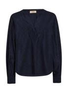 Mmyen Sina Lace Blouse Navy MOS MOSH