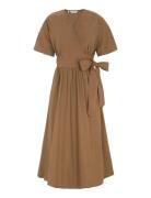 Srhalen Midi Dress Brown Soft Rebels