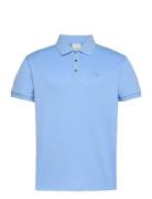 Ss Tonal Stripe Polo Blue Calvin Klein