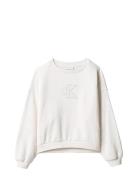 Ck Crewneck Sweatshirt Cream Calvin Klein