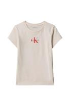 Micro Monogram Top Cream Calvin Klein