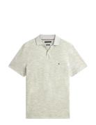 Slub Oxford Pique Reg Polo Khaki Tommy Hilfiger