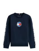 Fun Flag Graphic Sweatshirt Navy Tommy Hilfiger