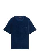 Towelling T-Shirt Navy Tommy Hilfiger