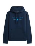 Brand Love Tr Mono Stack Hoody Navy Tommy Hilfiger