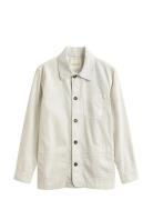 Reg Cotton / Linen Overshirt Cream GANT