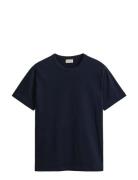Pima Ss T-Shirt Navy GANT