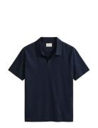 Pima Ss Polo Navy GANT