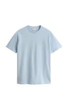 2 T Pique Ss Tshirt Blue GANT