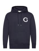 G Badge Hoodie Navy GANT