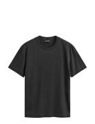 Washed Slub Ss Tshirt Black GANT