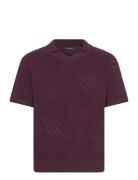 Monogram Polo Knit Burgundy Daily Paper
