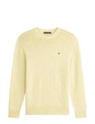 Two T Boucle Crew Neck Yellow Tommy Hilfiger