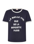 Fqfenjal-Tee Navy FREE/QUENT