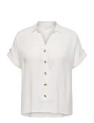 Caryasmin Shirt S/S Wvn Noos White ONLY Carmakoma
