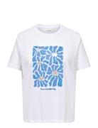 Caralberte S/S Boxy Tee Jrs White ONLY Carmakoma
