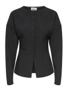 Onlluma-Clever L/S Waist Cardigan Tlr Black ONLY