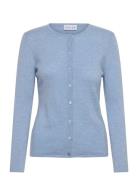 Classic Cardigan, Blue Davida Cashmere