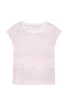 Fine Jersey Stripe Teasy Tee Fav Pink Mads Nørgaard