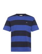 Bar Stripe Ss T-Shirt Blue GANT