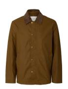 Slmwalter Waxed Cotton 2.0 Jkt Noos Brown Selected