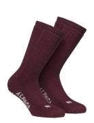 Alpacasocks 2-Pack Burgundy Alpacasocks&Co