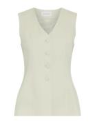 Mschesteriane Waistcoat Cream MSCH Copenhagen