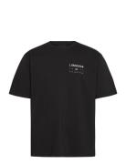 Over D Print Tee S/S Black Lindbergh