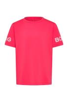 Borg T-Shirt Pink Björn Borg