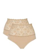 2-Pack Maxi Brief Beige Damella Of Sweden
