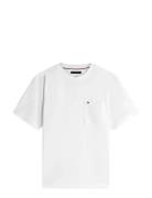 Towelling T-Shirt White Tommy Hilfiger